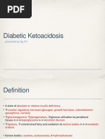 Diabetic Ketoacidosis: Presented by NG YH