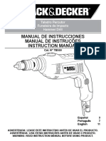 Manual de instrucciones taladro percutor Hammer Drill TB550