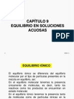 9.equilibrio en Soluciones Acuosas