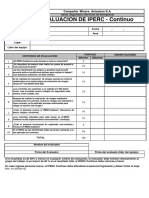 GSSL - SIND - FR007A. Evaluacion de IPERC Continuo