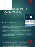 Introduction to Management: Key Concepts