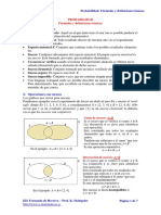 Probabilidad - Definiciones Basicas