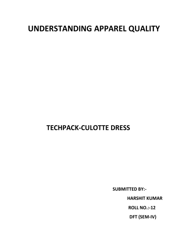 Understanding Apparel Quality PDF Seam (Sewing) Yarn