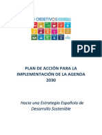 Plan de Acción Para La Implementación de La Agenda 2030