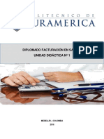 UNIDAD DIDÁCTICA No. 1-FACTURACIÓN EN SALUD PDF