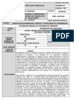 Estructura Curricular Logistica Portuaria PDF