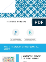 Behavioral Biometrics: Cabanting, Latrell Fontelera, Shan Orlanda, Nicole Sarmiento, Trisha