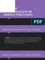 Elementos de Un Anuncio Publicitario