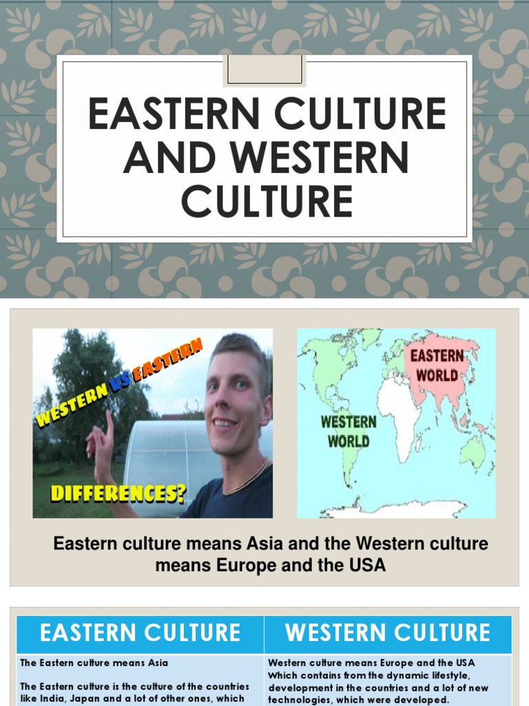 Eastern and Western | PDF | Western World | Western Culture