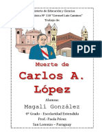 Muerte de Carlos Antonio Lopez