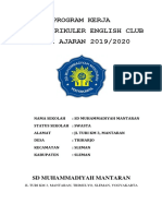 PROGRAM KERJA EKSTRAKURIKULER