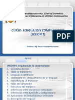 Lenguajes y Compiladores Sesion 2 Semestre 2019-0 12-01-2019 Version 1.0