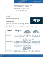 Cuadro Comparativo - Proyecto de Vida