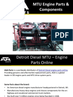 MTU Engine Parts & Components