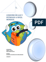 Consumo de Gas y Petroleo A Nivel Mundial