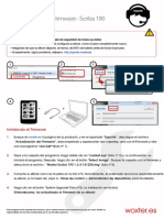 Scriba 190 - Actualización Del Firmware