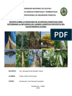 Impacto del cambio climático en la fenología de especies forestales