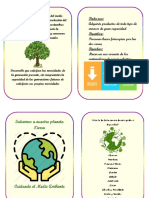 folleto medio ambiente