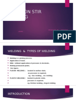 Friction Stir Welding: Presented By: Shashank Verma 1702940142