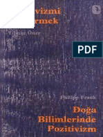 2437 Pozitivizmi Ilishdirmek Philipp Frank Chev Yilmaz Oner 1985 210