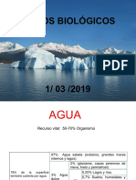 Clase No. 3. El Agua y Los Ciclos Biológicos 1-03-2019