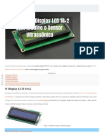 Display LCD Com Sensor de Presença