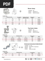 Beam Clamp and Universal Structural Attachment