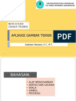 1 Aplikasi Gambar Teknik Manual Diii-1