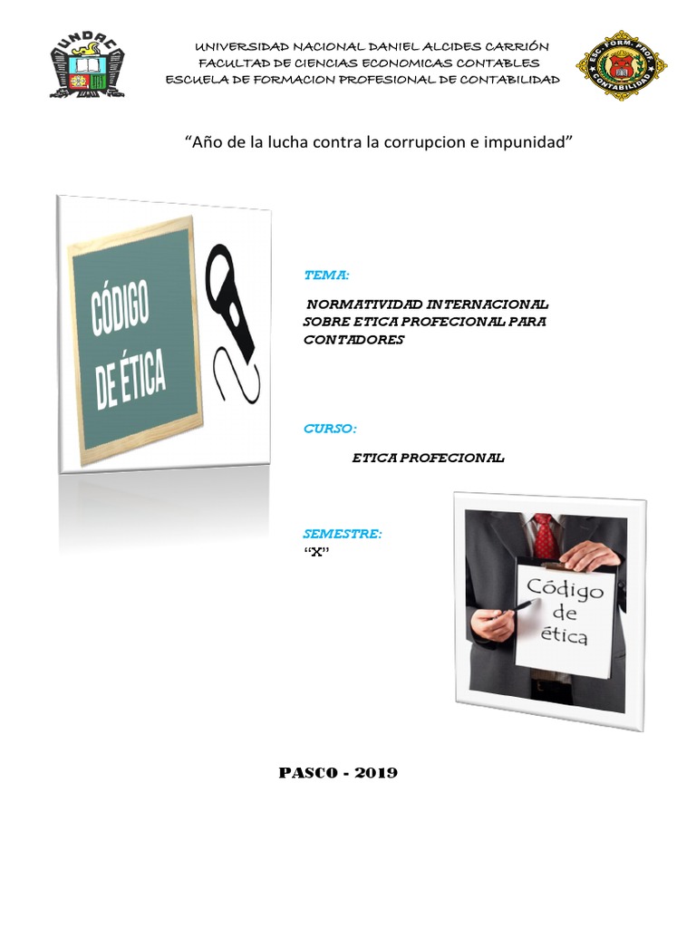 El Código de Ética Profesional Del Contador Público Ifac