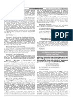 Decreto Supremo Que Modifica El Articulo 18 Del Reglamento D Decreto Supremo N 020 2015 Vivienda 1329585 1