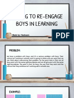 Gaming To Re-Engage Boys in Learning: Made By: Hashaam