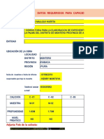 Datos Requeridos para Capacidad Portante