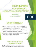 Financing Philippine Local Government