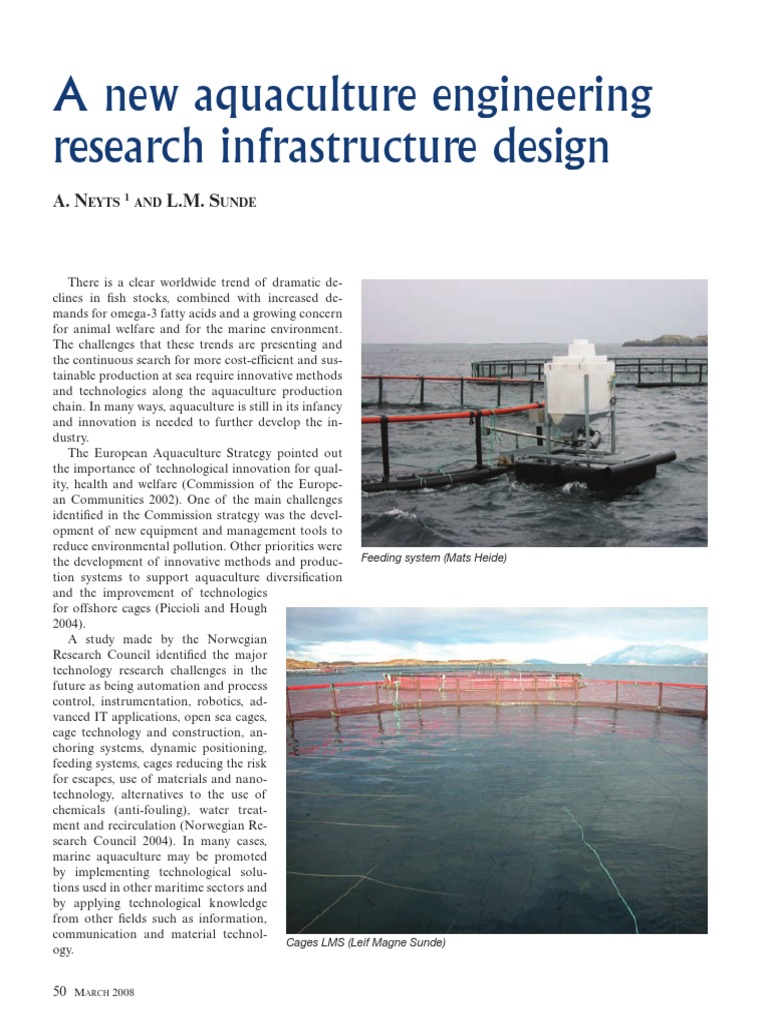 A New Aquaculture Engineering Research Infrastructure Design | PDF ...