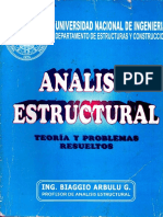 Analisis Estructuraal Ing. Biaggio Arbulu g. - Teoria y Problemas Resueltos