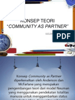 Konsep Teori Community As Partner
