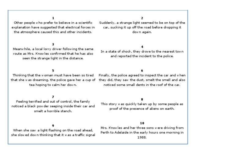 Reading Exercise Pdf