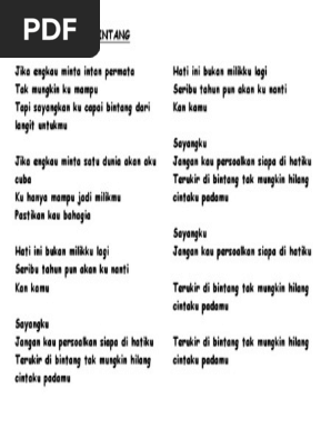 Lirik Terukir Di Bintang Pdf