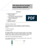 Información Clave para El Alumno PRÁCTICA SOLIDARIA - Silabus Ps EDH - PH.-1