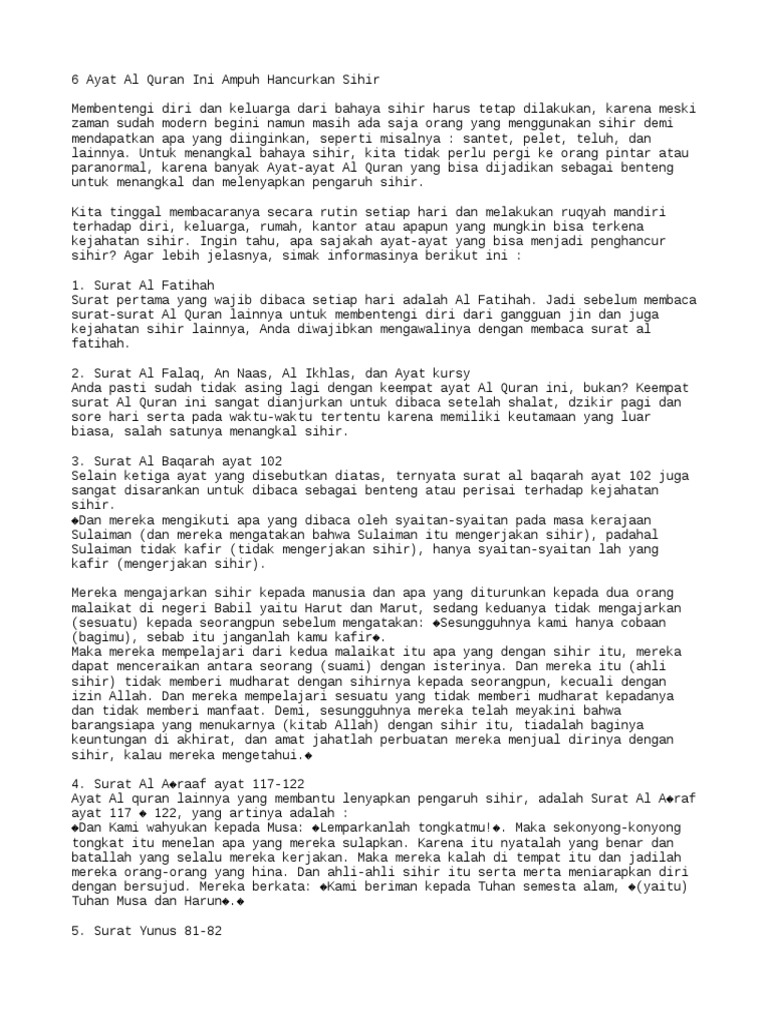 Download 81+ Contoh Surat Surat Al Baqarah Penangkal Sihir Terbaik Dan Terbaru