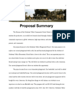 Proposal Summary: Nodaway Valley Elementary Playground