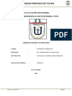 Cimentaciones con Pilotes