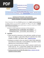 Government of India Ministry of Railways Western Railway Railway Recruitment Cell Parcel Depot, Alibhai Premji Road, Grant Road (East), Mumbai - 400 007. Website: HTTPS