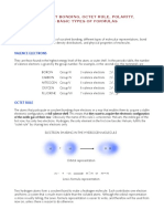 Covalent Bonding, Octet Rule, Polarity, and Basic Types of Formulas