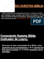 18 Lección #18, Conociendo Nuestra Biblia