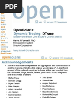 OpenSolaris DTrace - Harry J Foxwell PDF