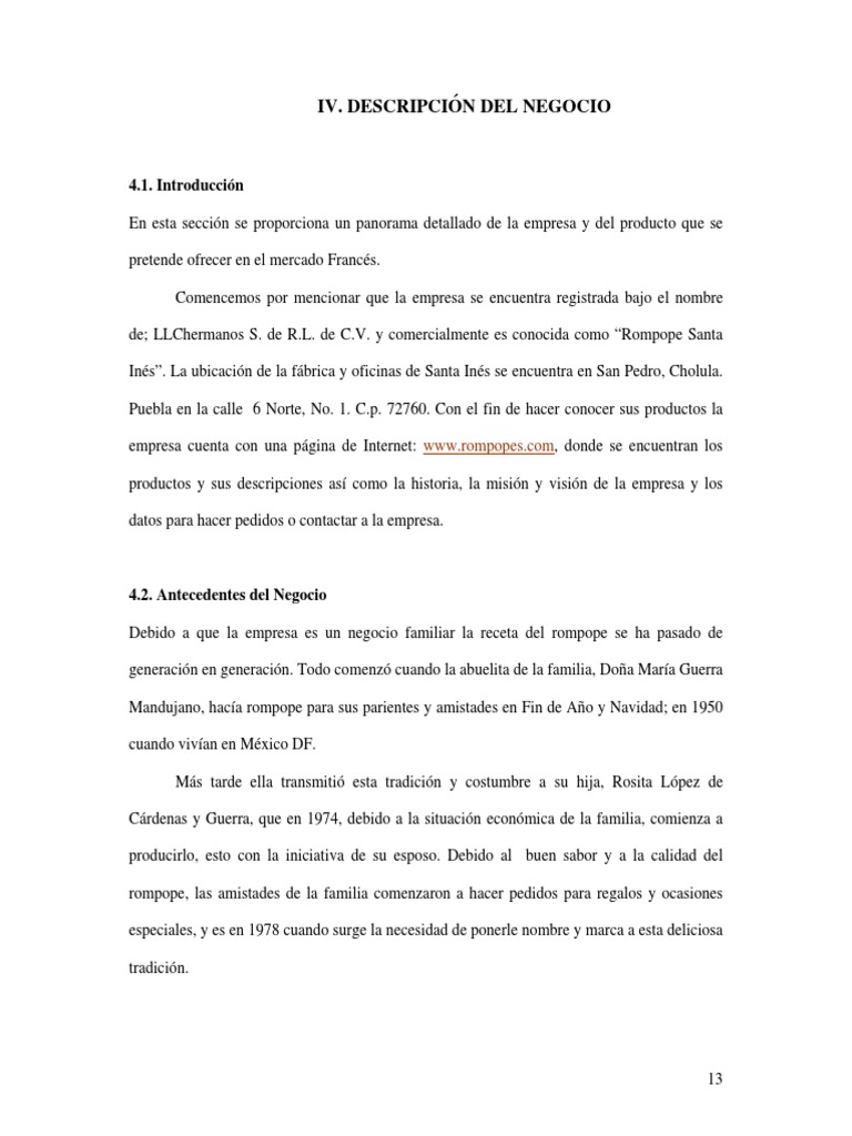 Rompope Santa Inés: Tradición y Calidad | PDF | Bebidas | Alimentos