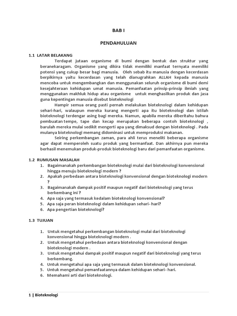 Makalah Bioteknologi Konvensional