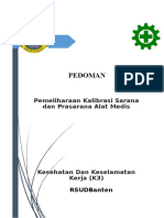 Pedoman Kalibrasi Sarana Prasarana Alat Medis