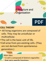 Cell Structure and Organization